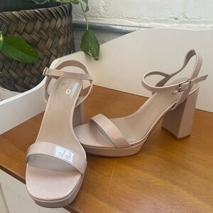 Mix No. 6 Blush Block Heel Sandals